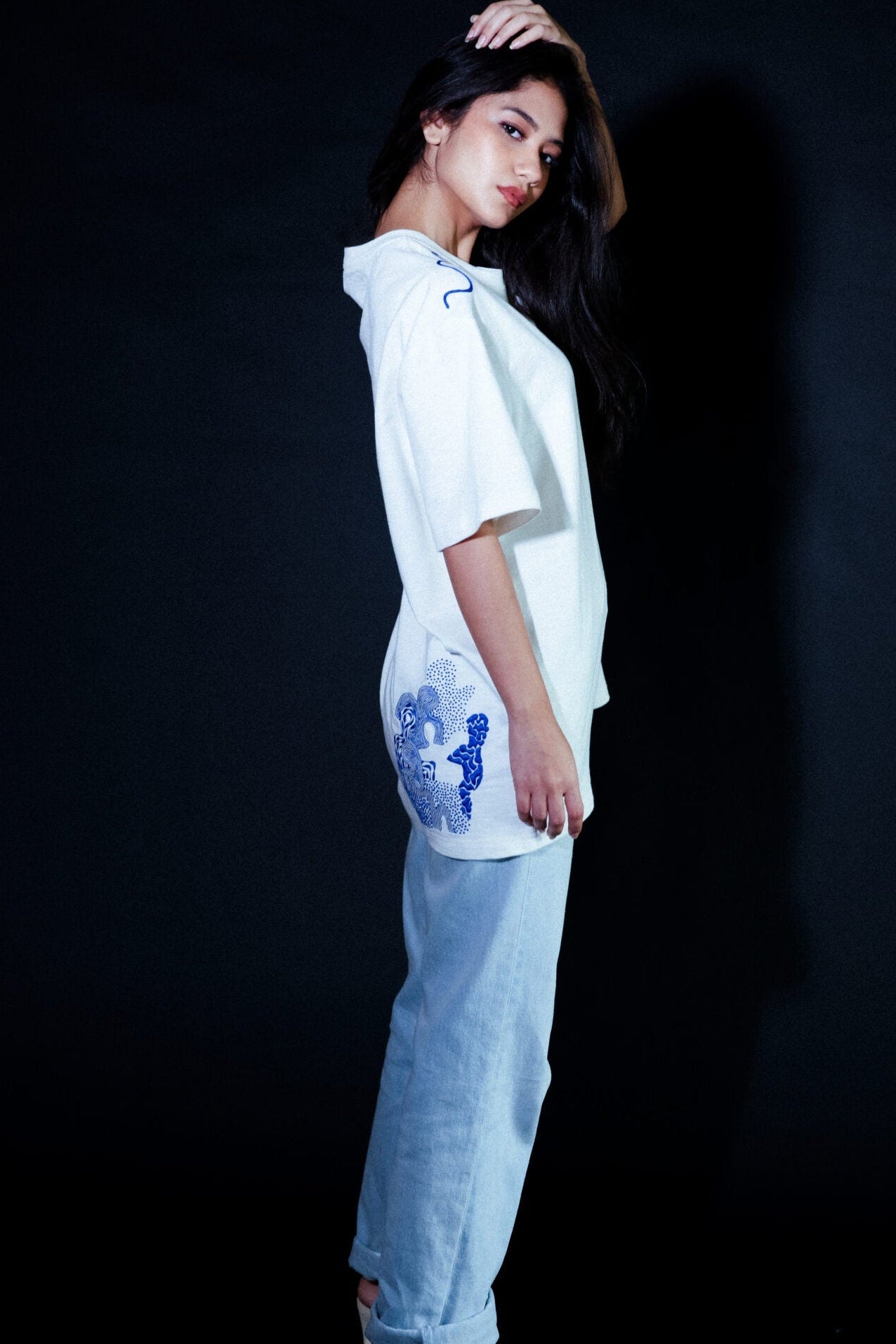 people & twist on white