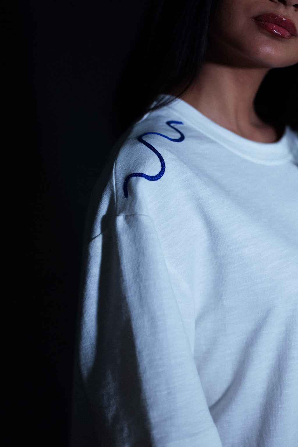 people & twist on white