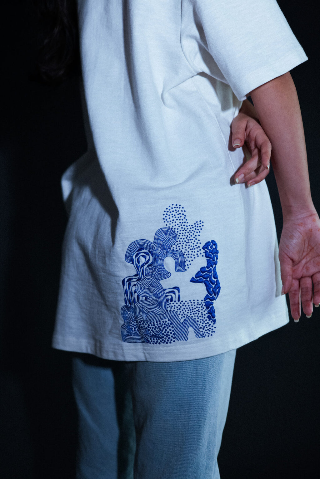 people & twist on white