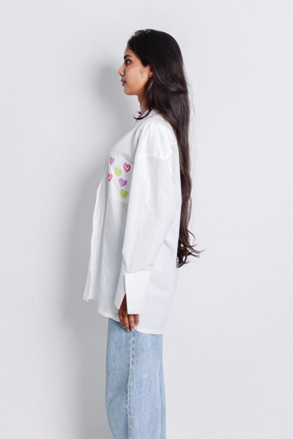 floating hearts shirt