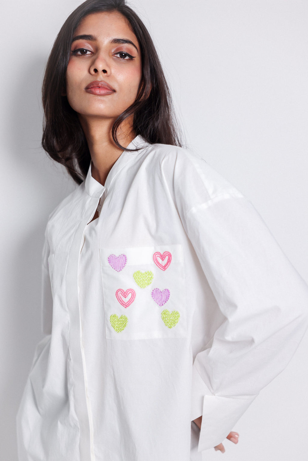floating hearts shirt