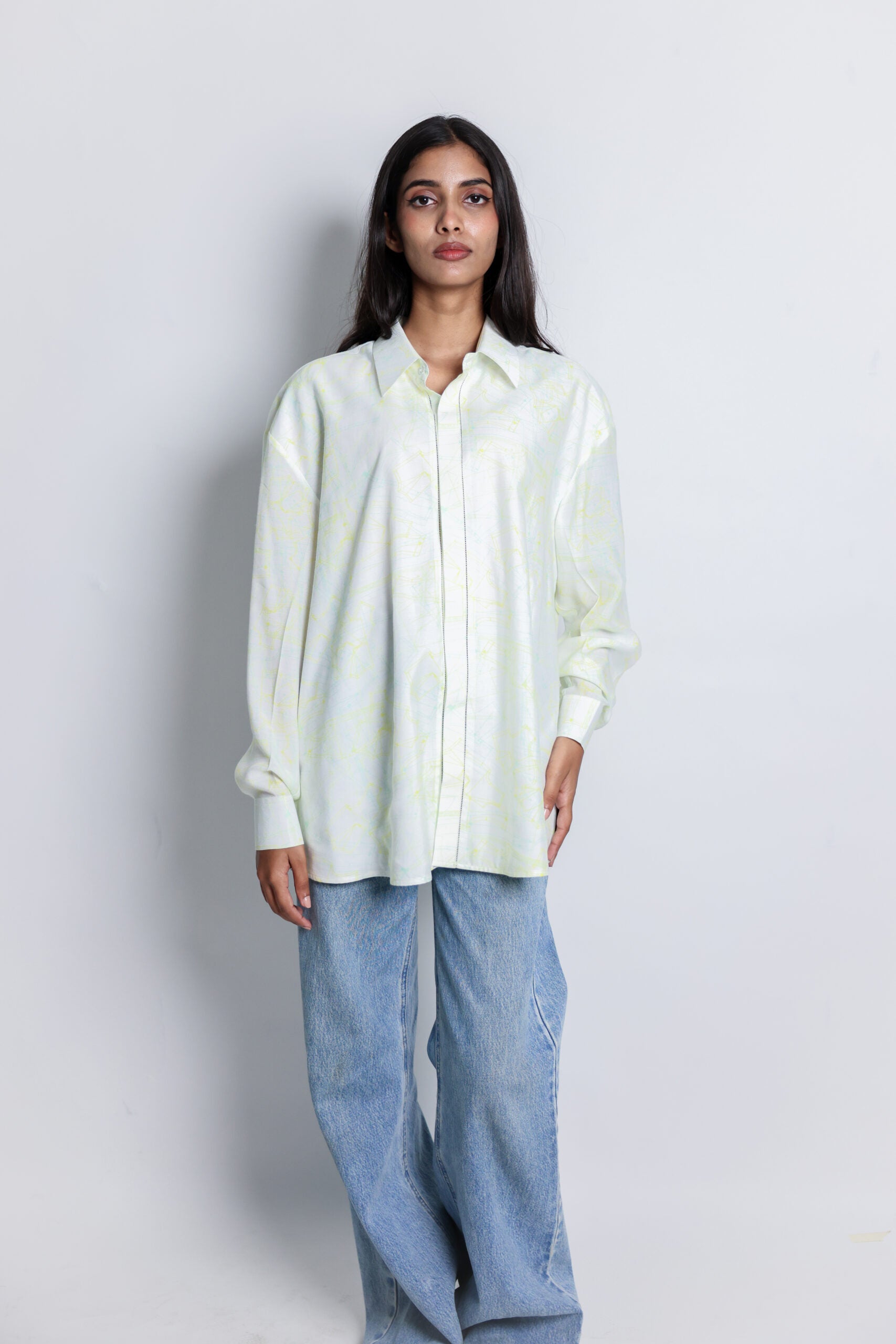 double placket shirt