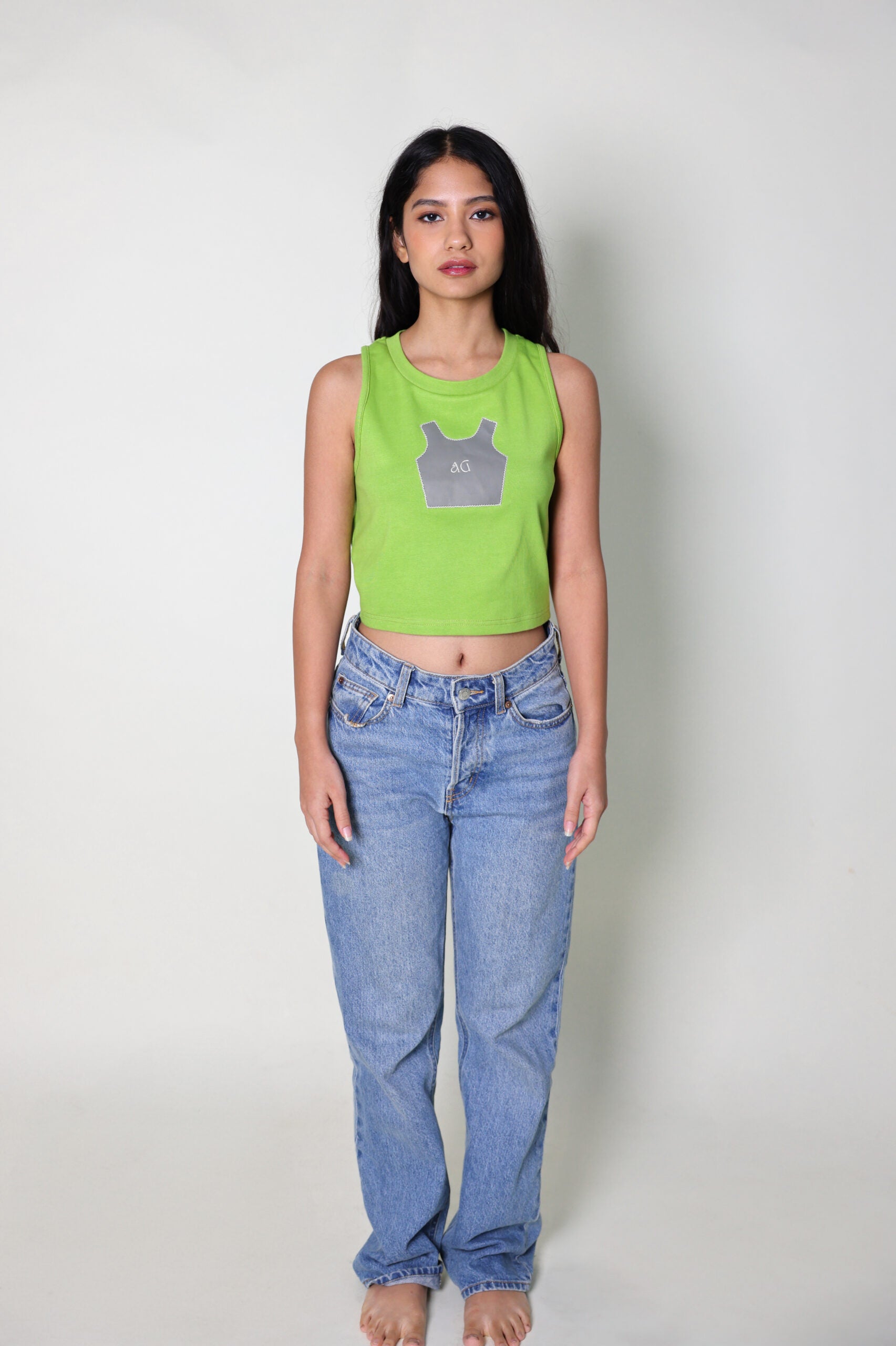 leather pattern tank