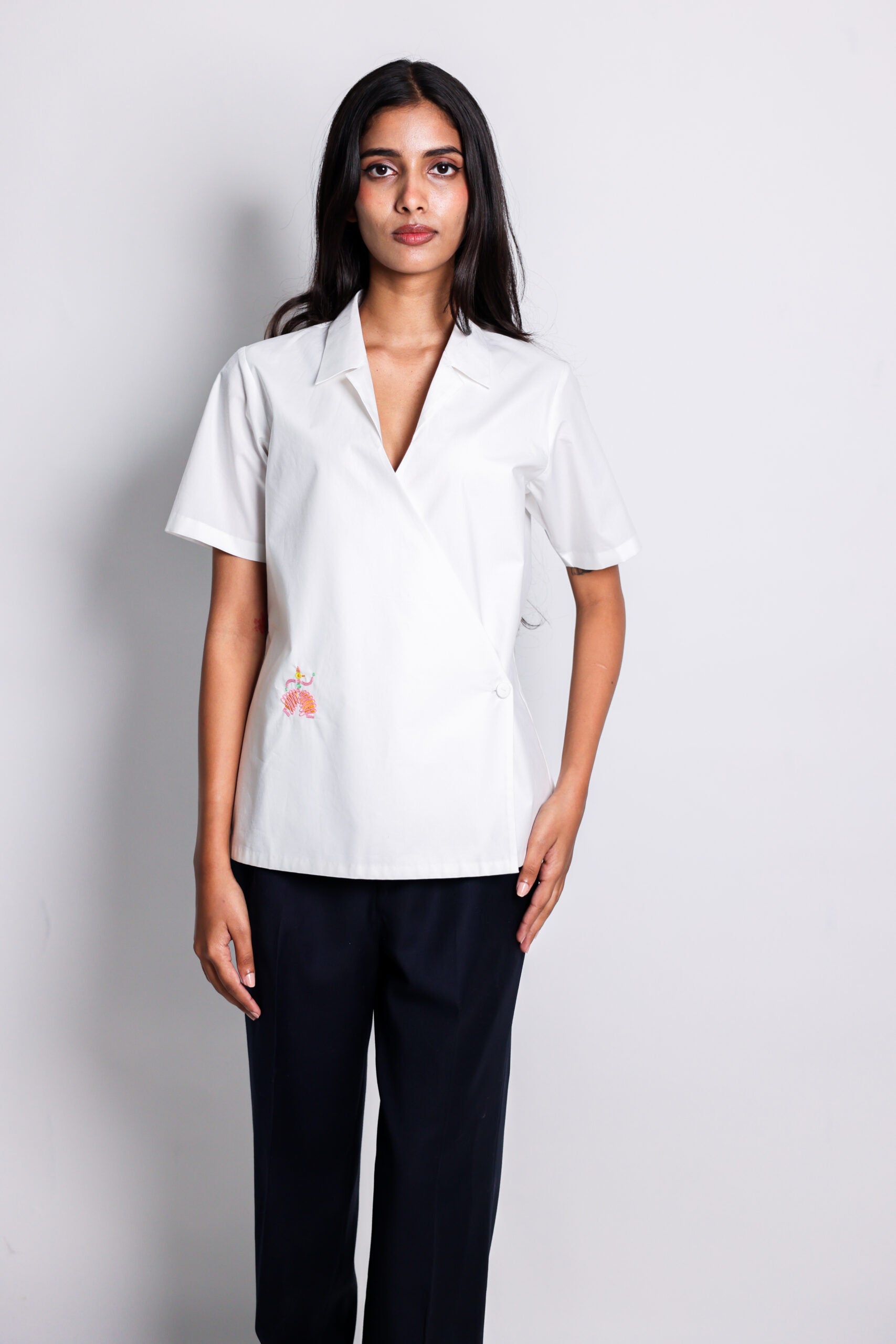 lonely FF wrap shirt