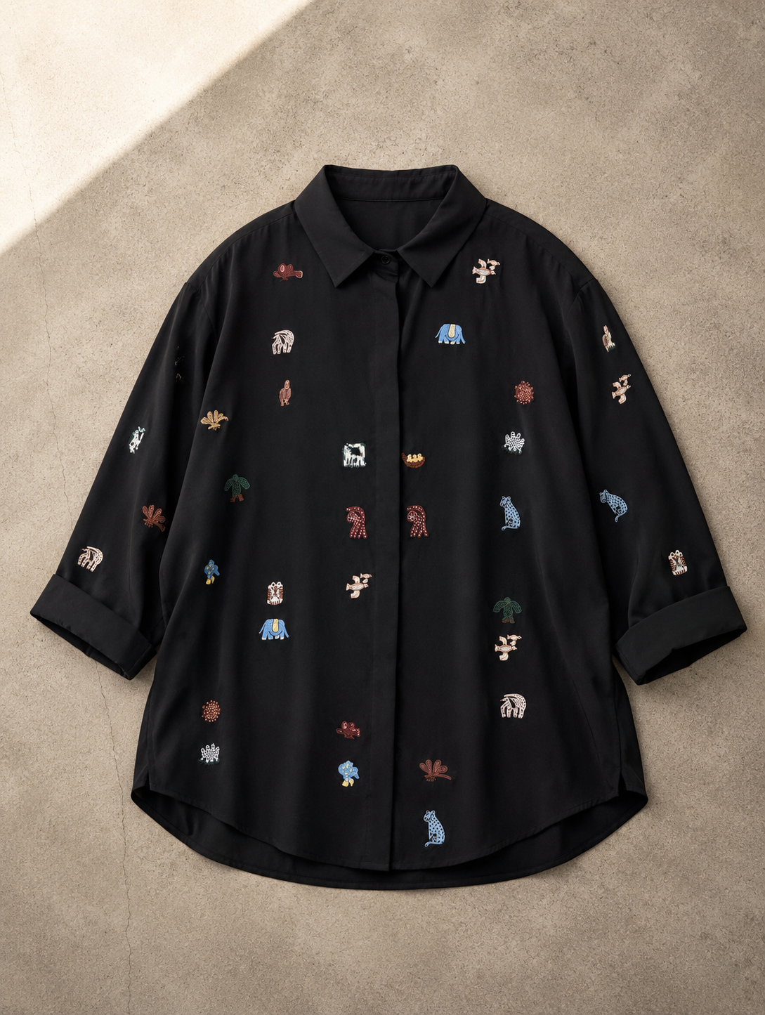 floating little worlds shirt