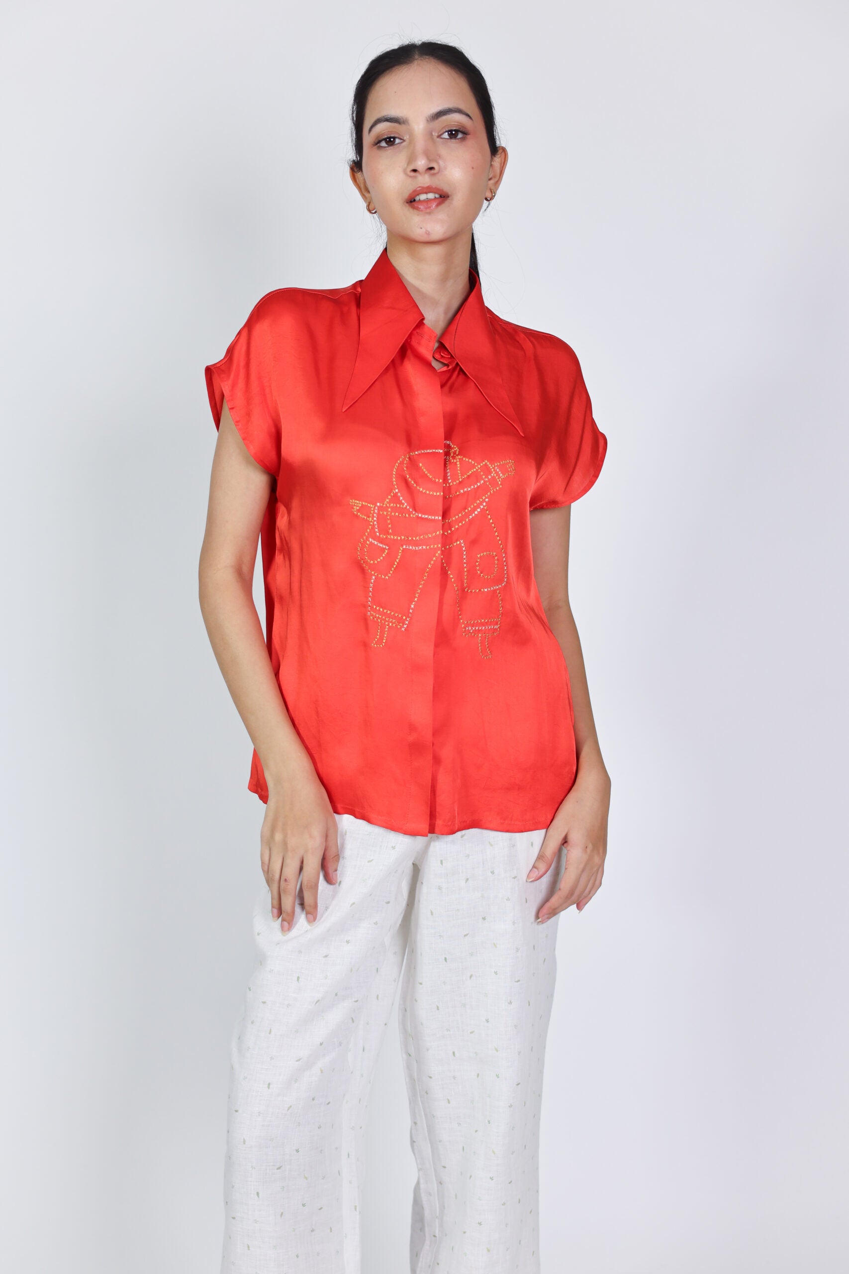 X marks the spot blouse