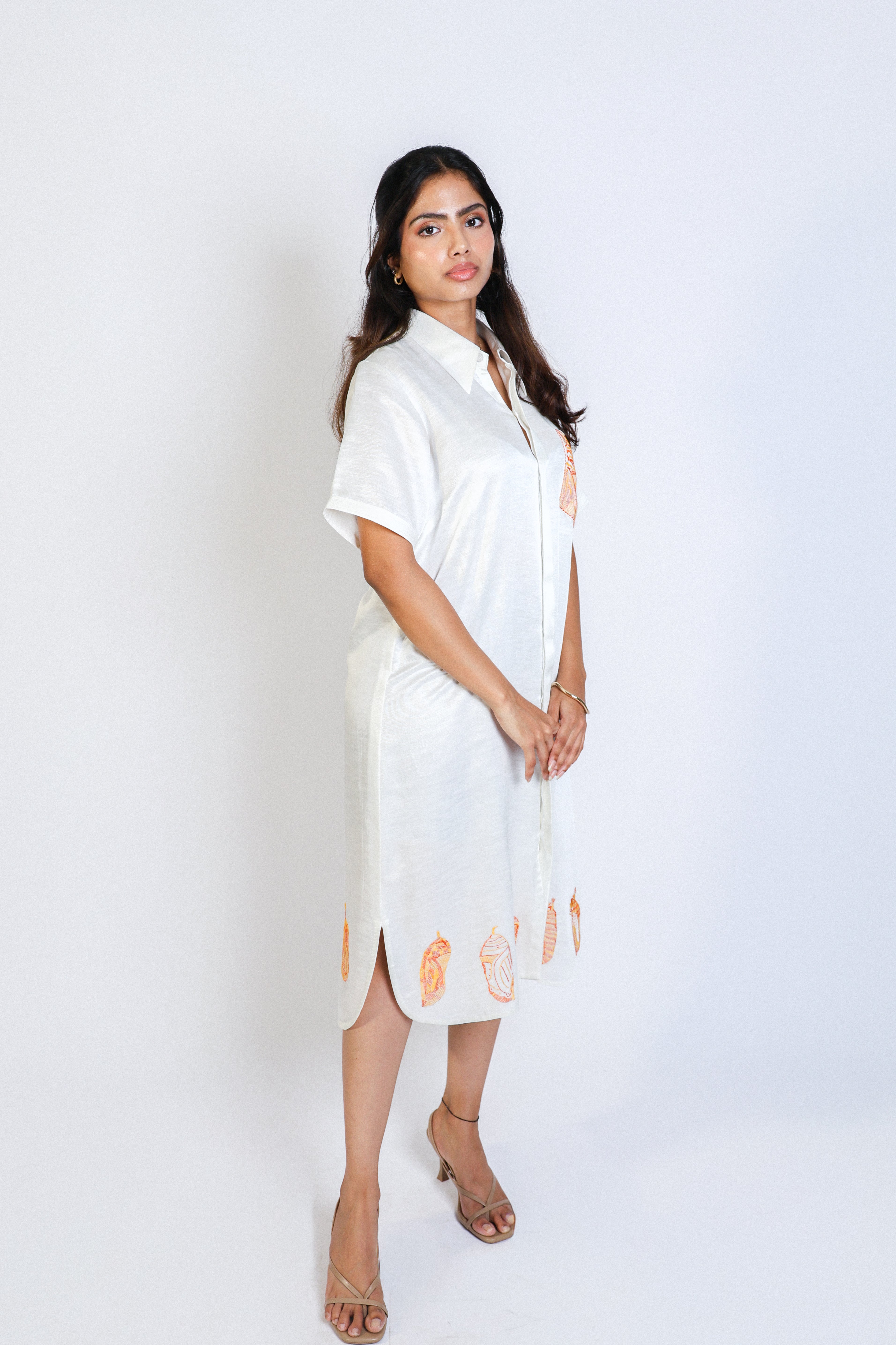 funny figure shirt dress