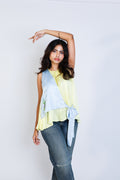 ribbon cutting blouse