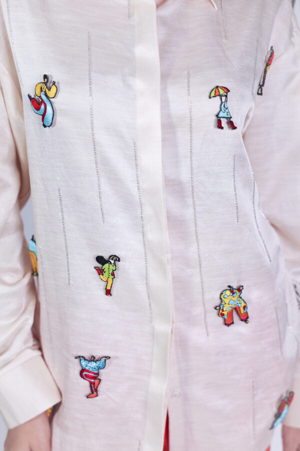 floating stamps shirt