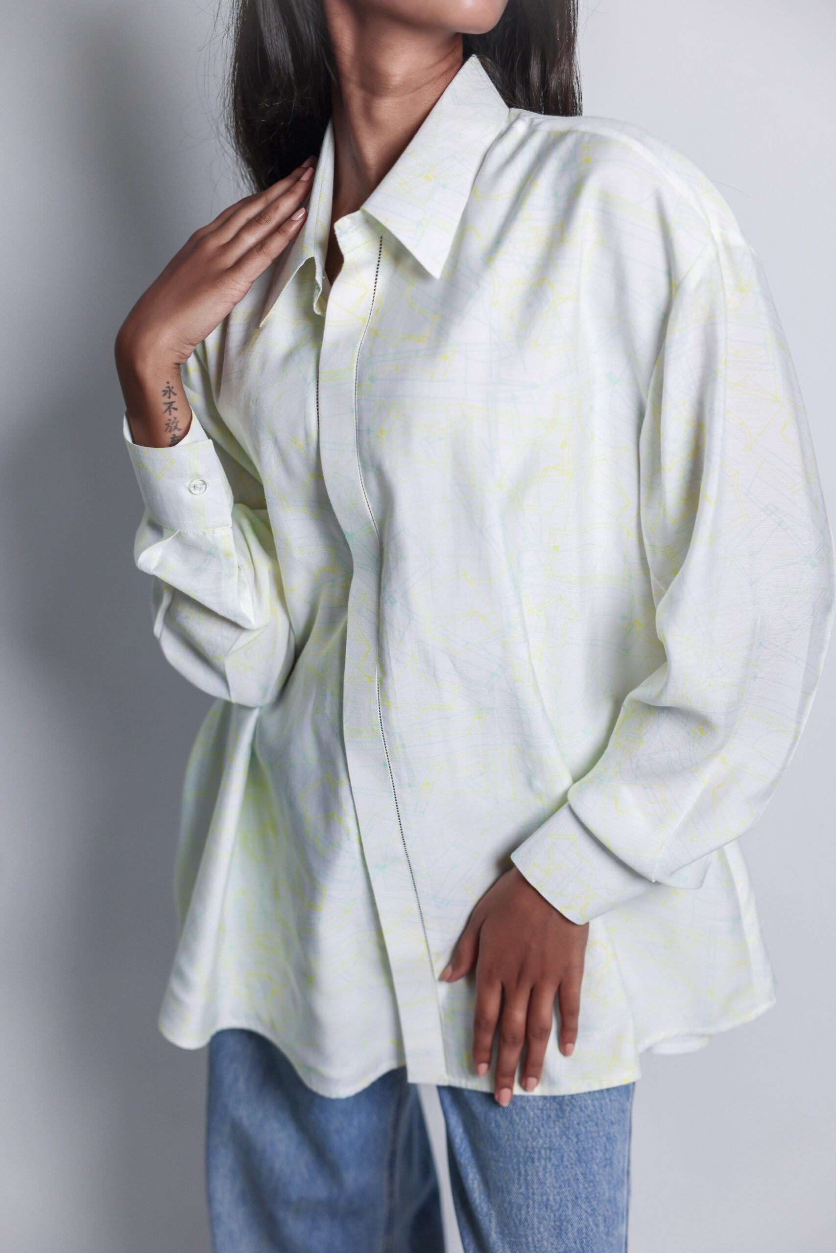 double placket shirt