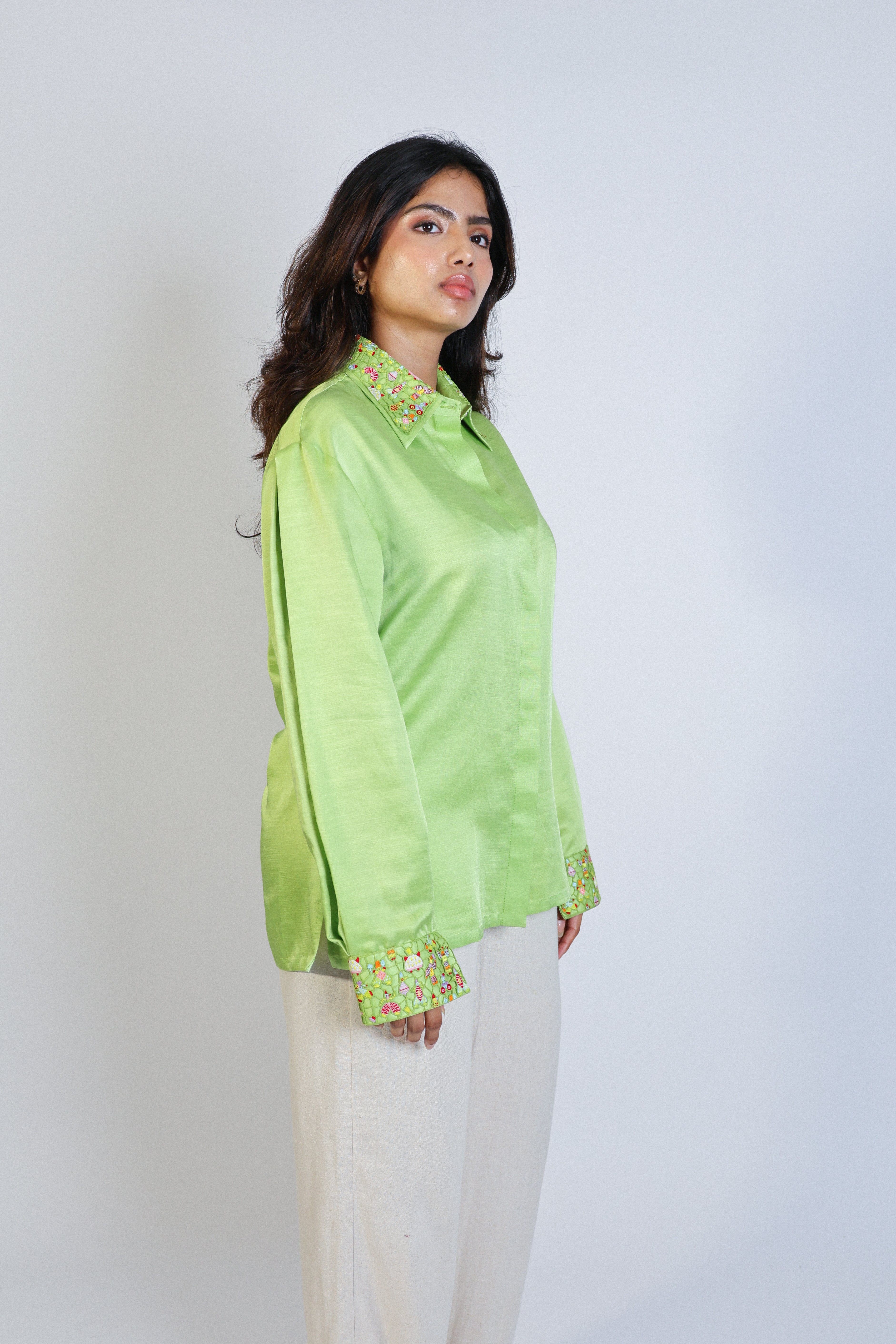 cutwork on top shirt
