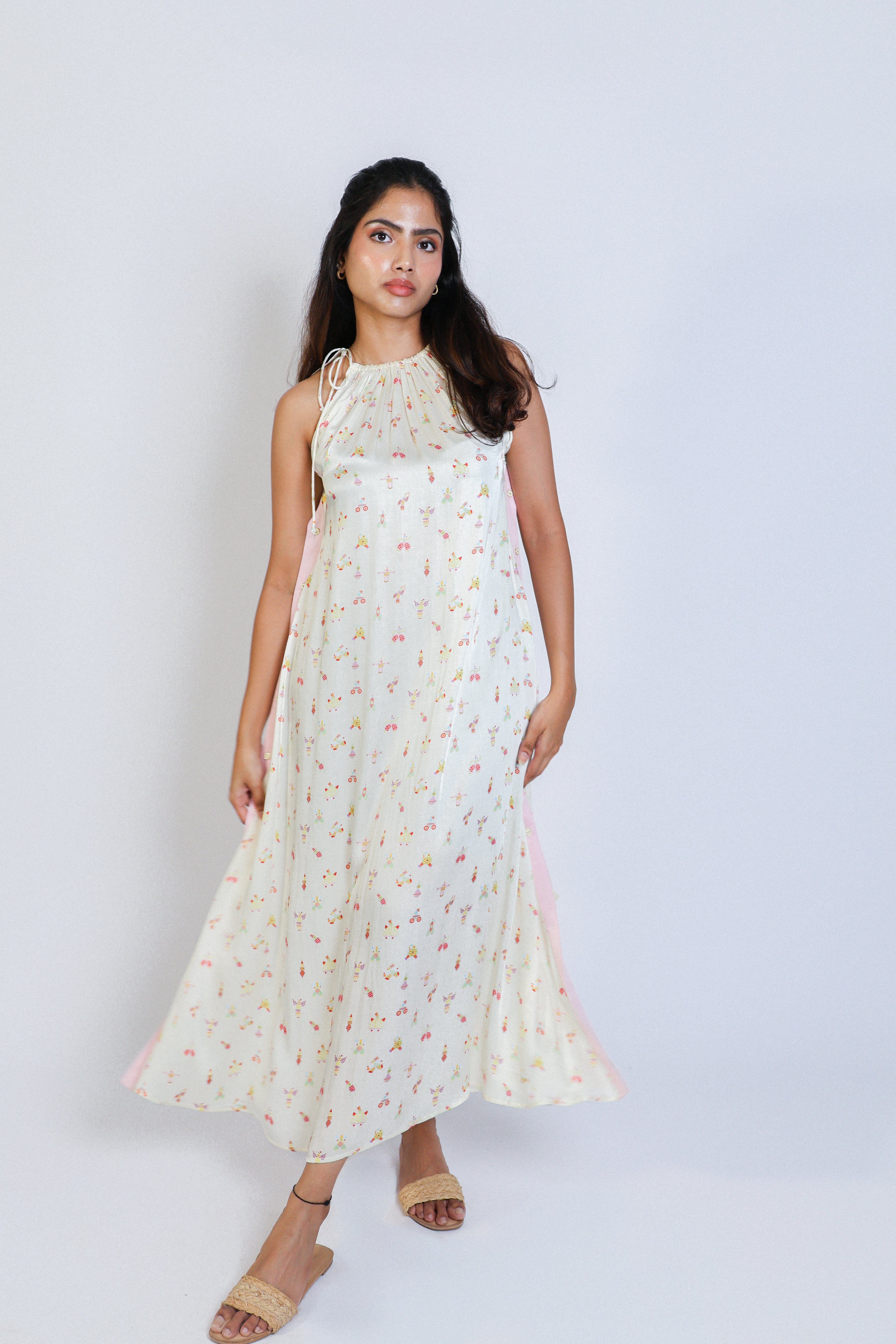 placketed trail dress