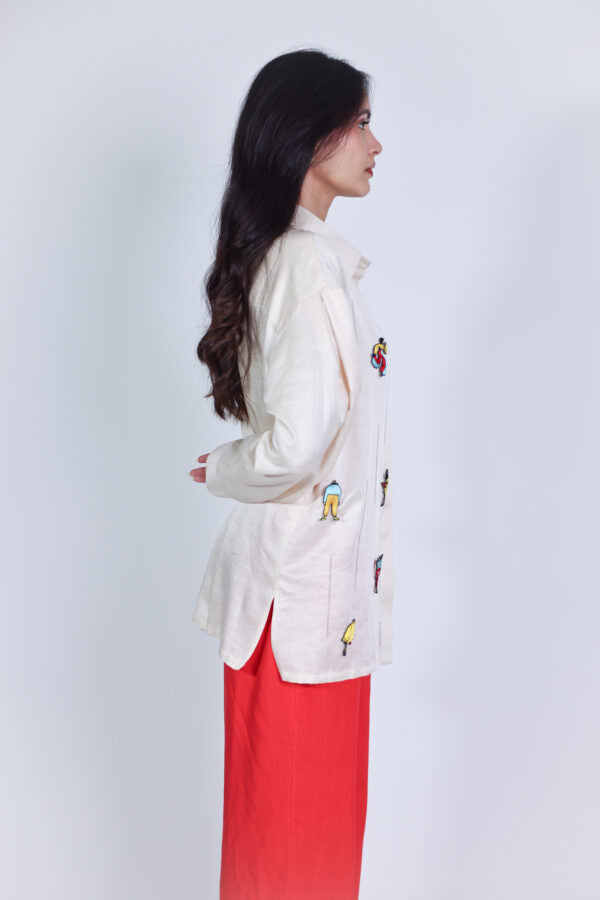 floating stamps shirt