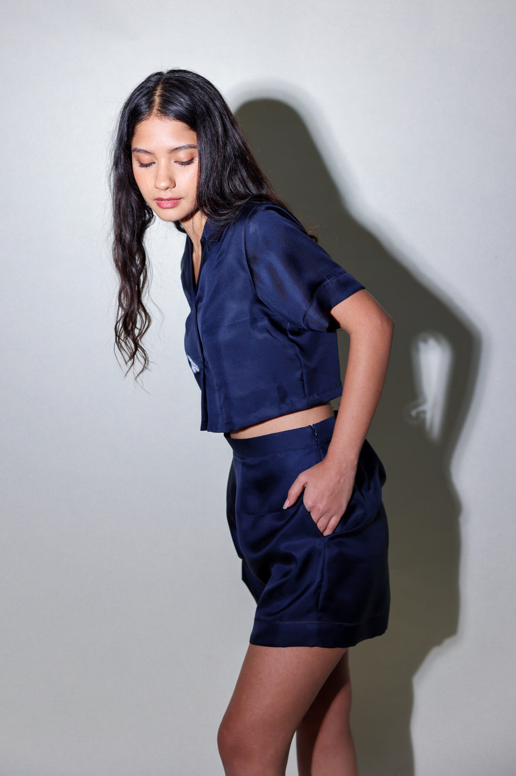 kovu's cropped bowler co-ord