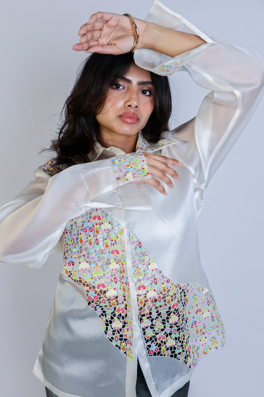 floating cutwork shirt