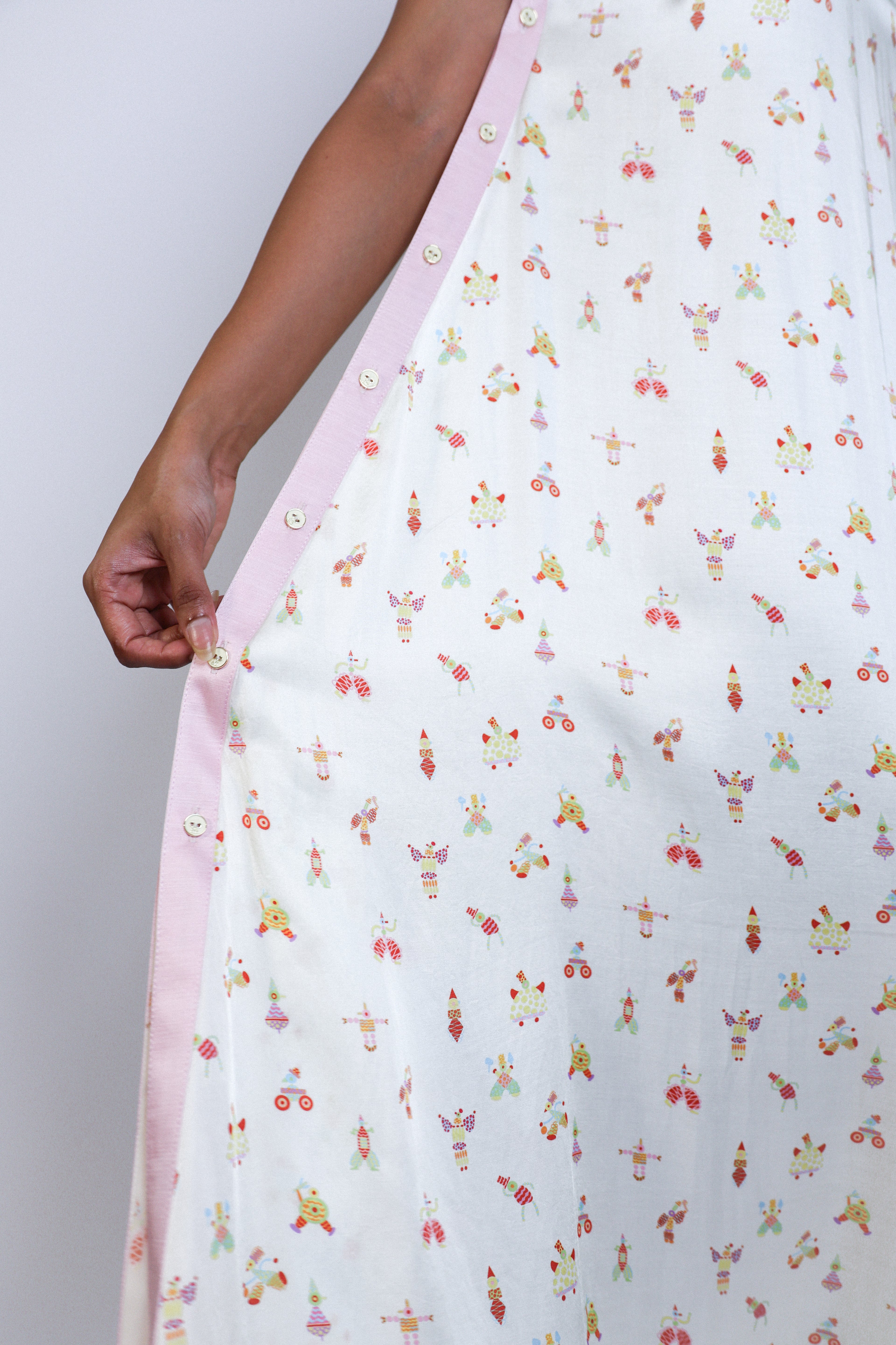 placketed trail dress