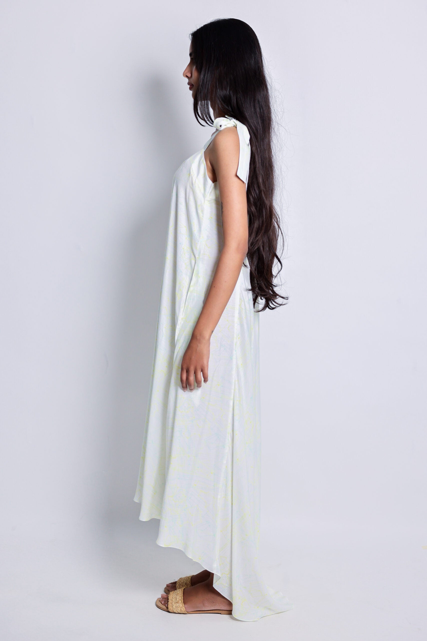 patterned trail dress