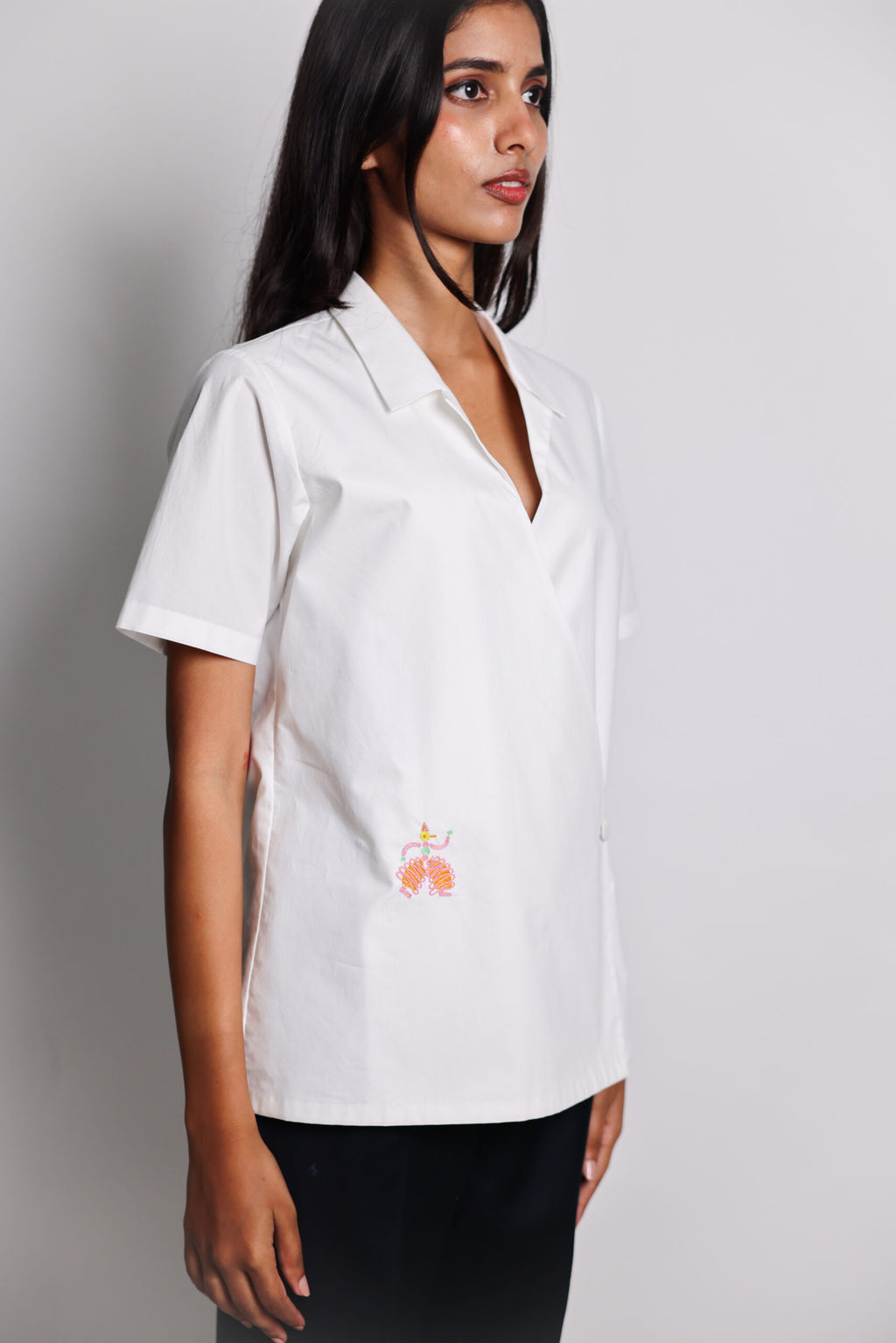 lonely FF wrap shirt