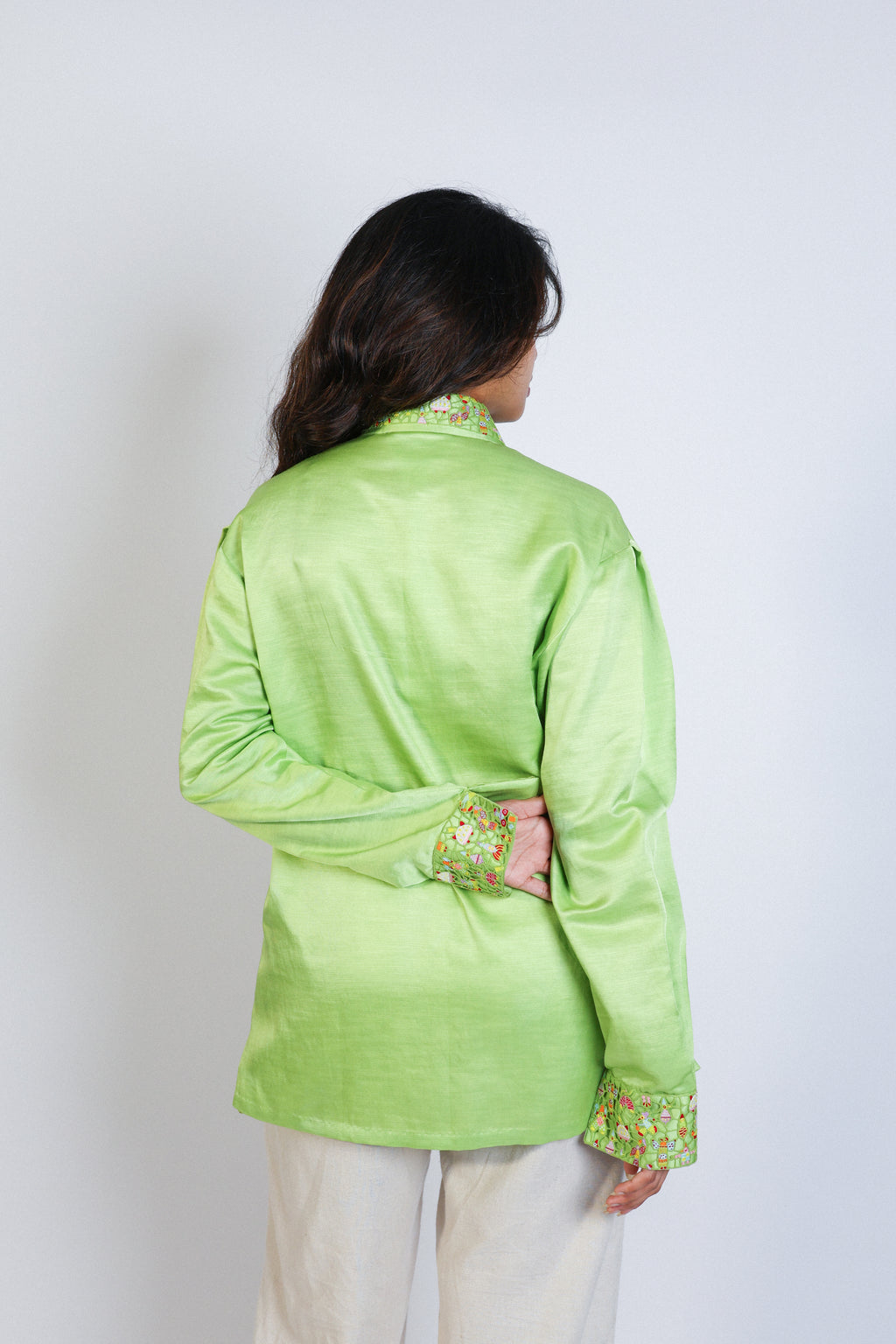 cutwork on top shirt