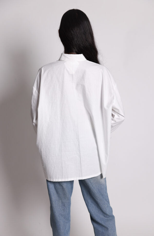pattern pocket shirt