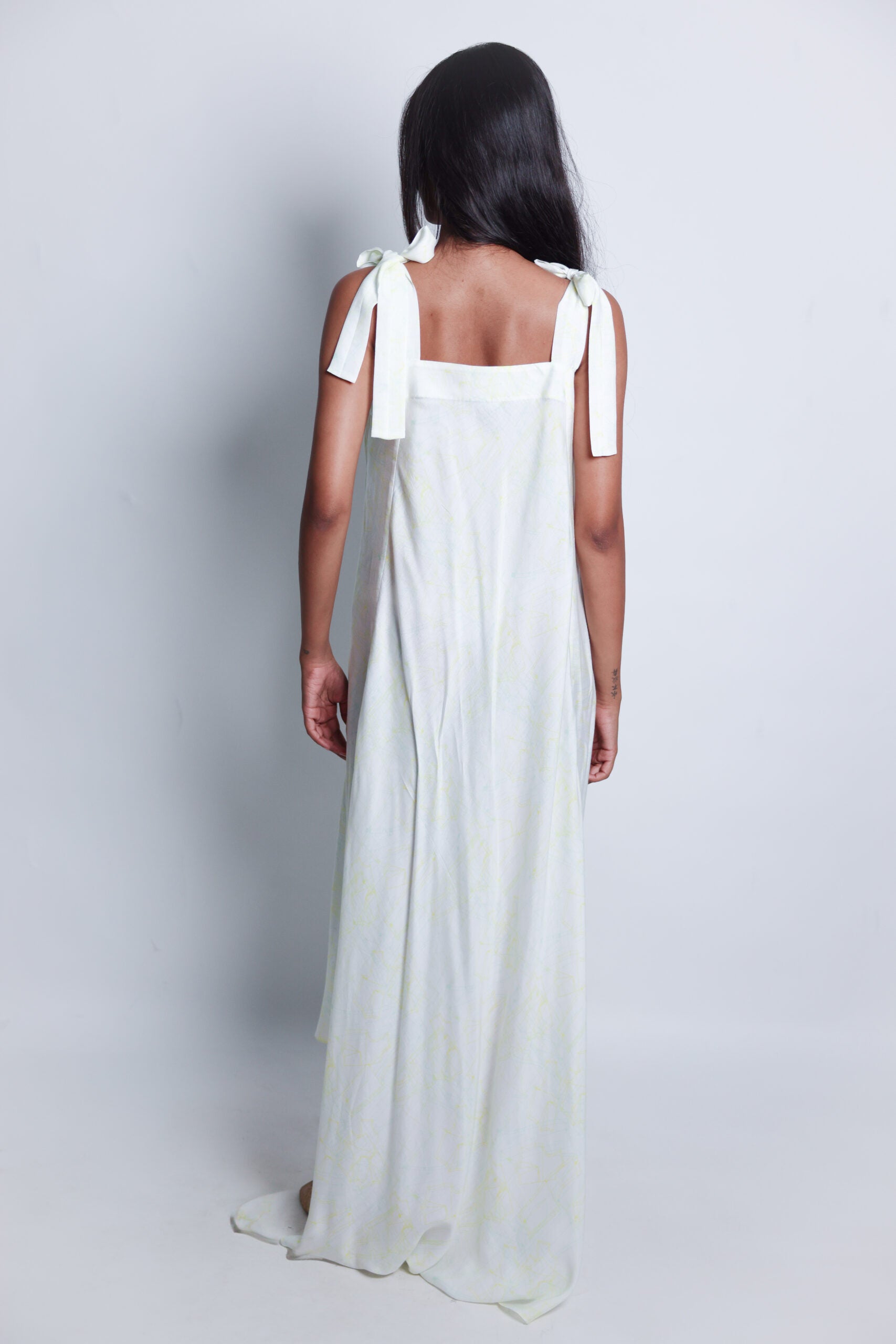 patterned trail dress