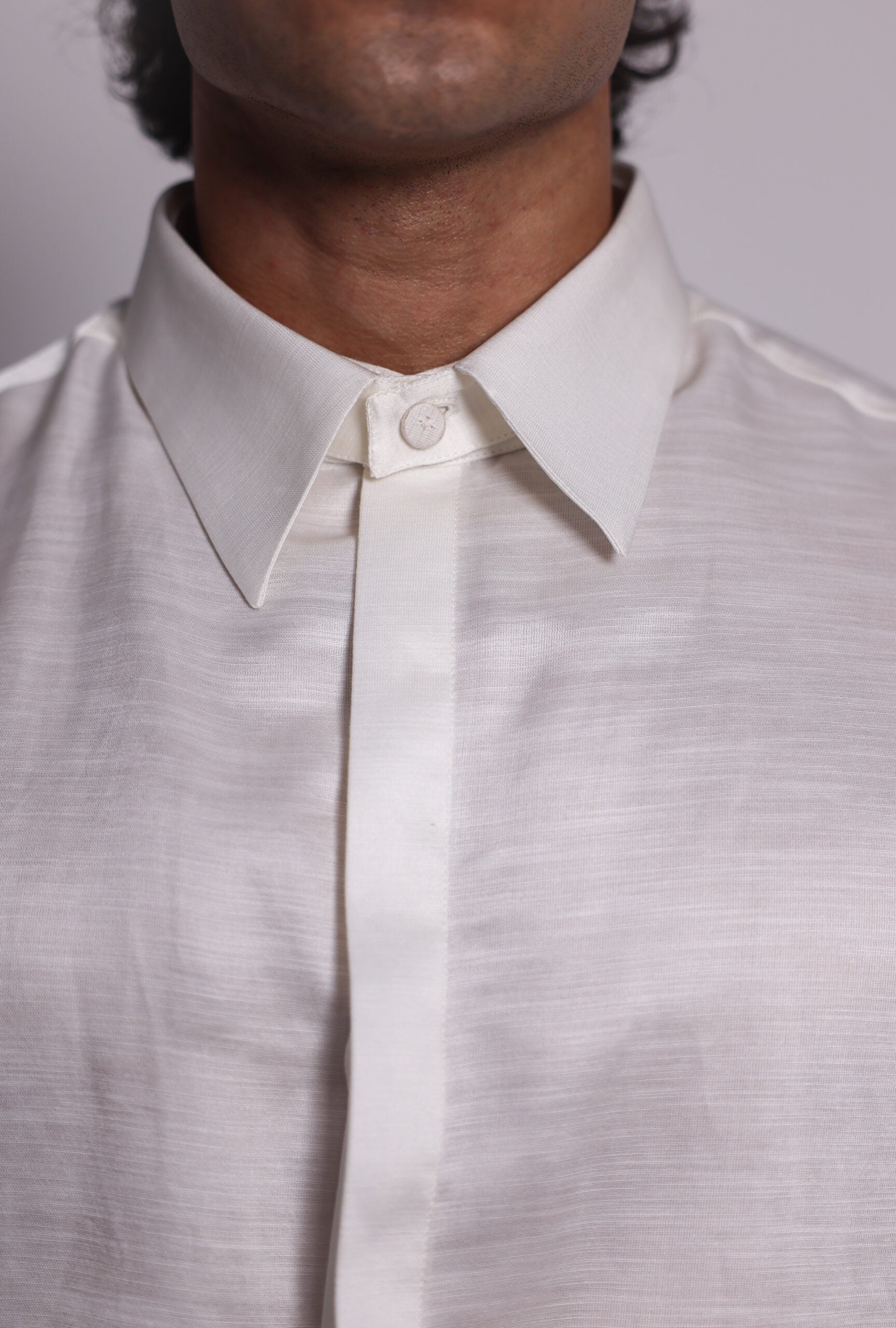 detachable collar FF shirt