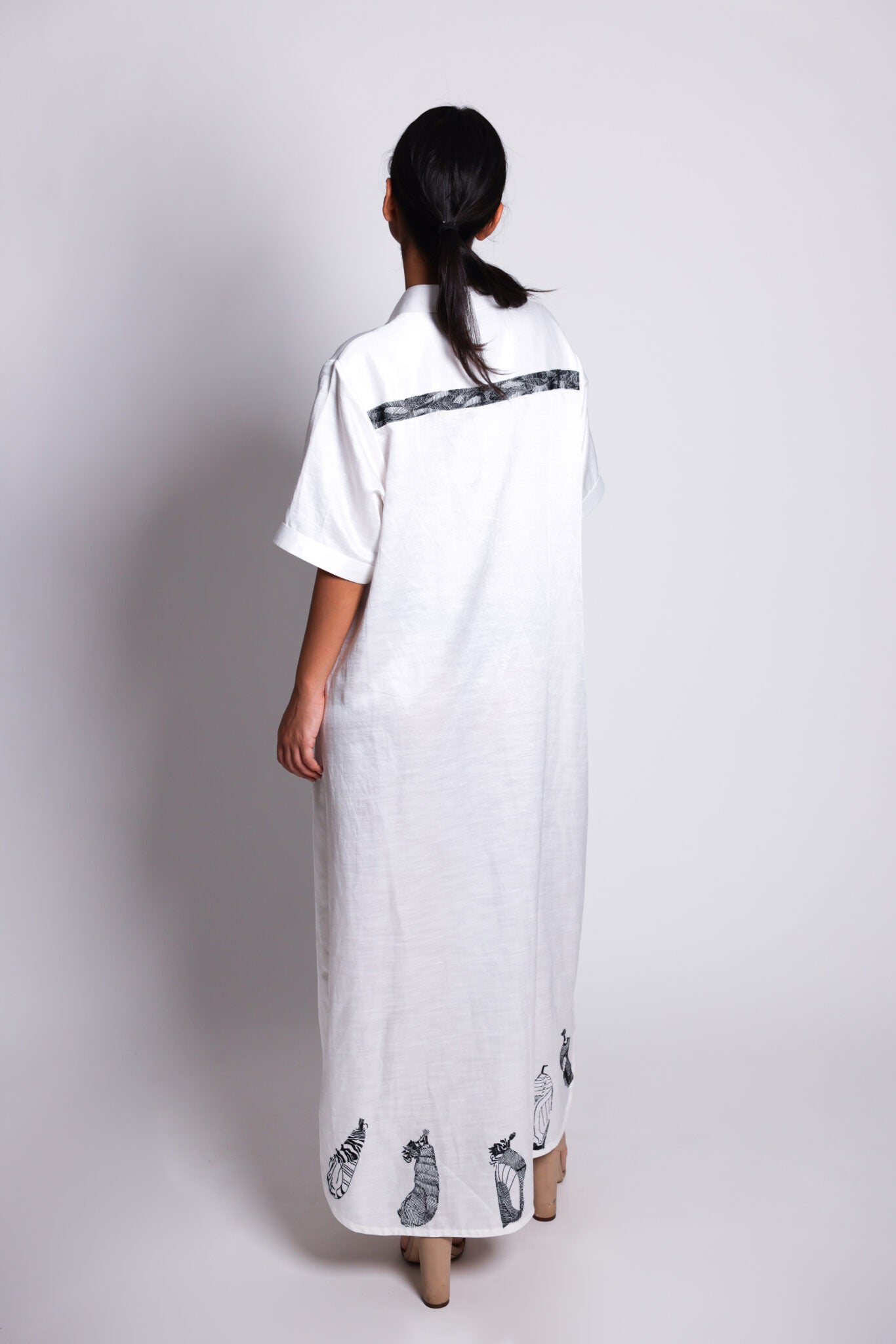 funny figure shirtdress