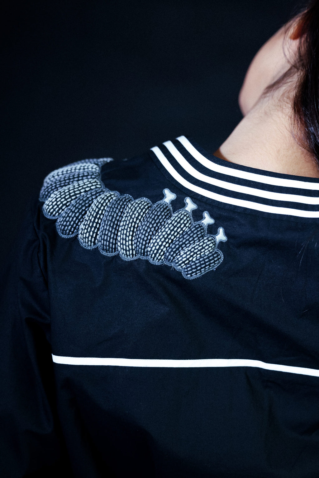 caterpillar kimono jacket