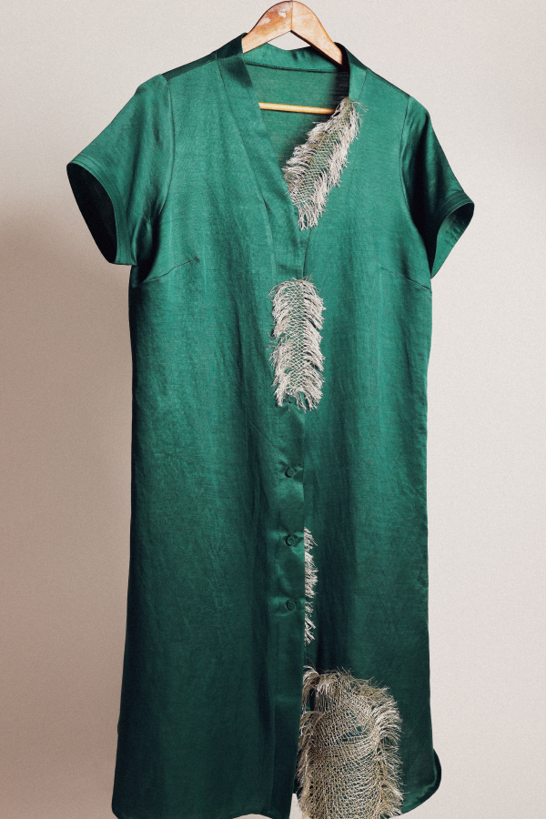 melting kaftan dress