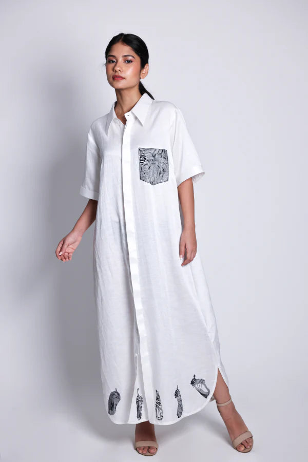 funny figure shirt dress