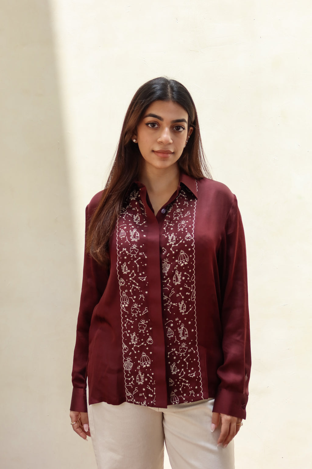 constellation panel shirt