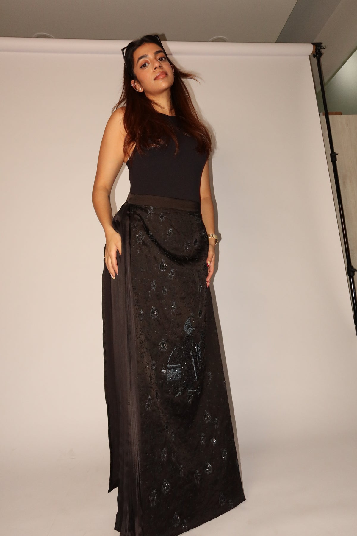 pleated Pru skirt