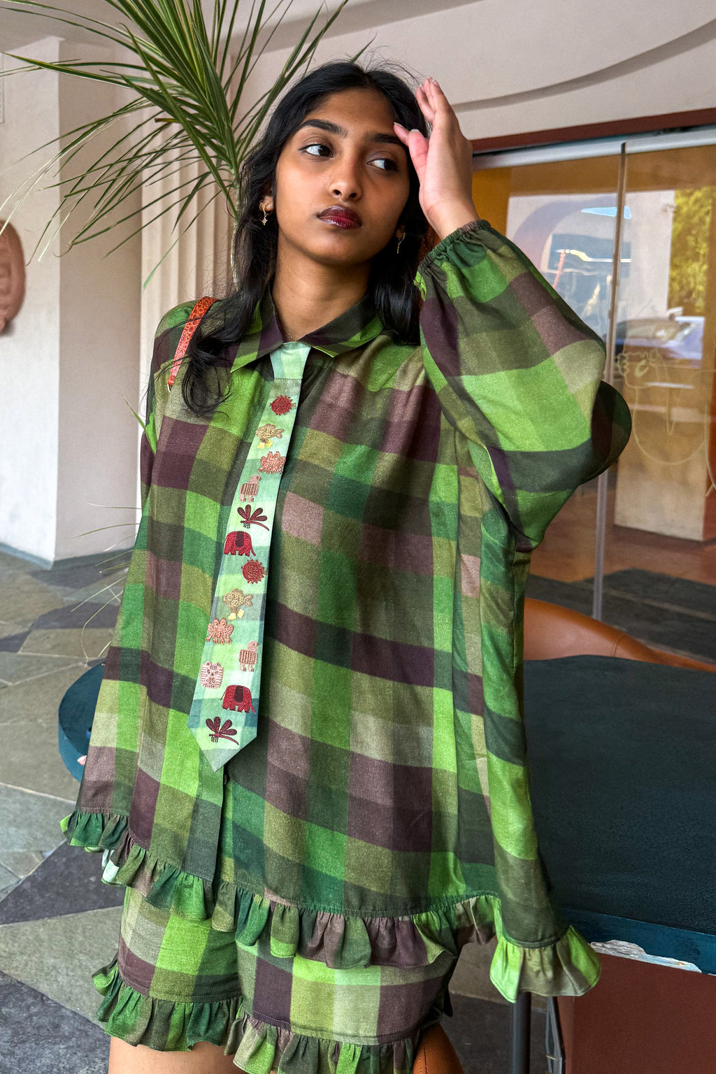 lungi print WFH set