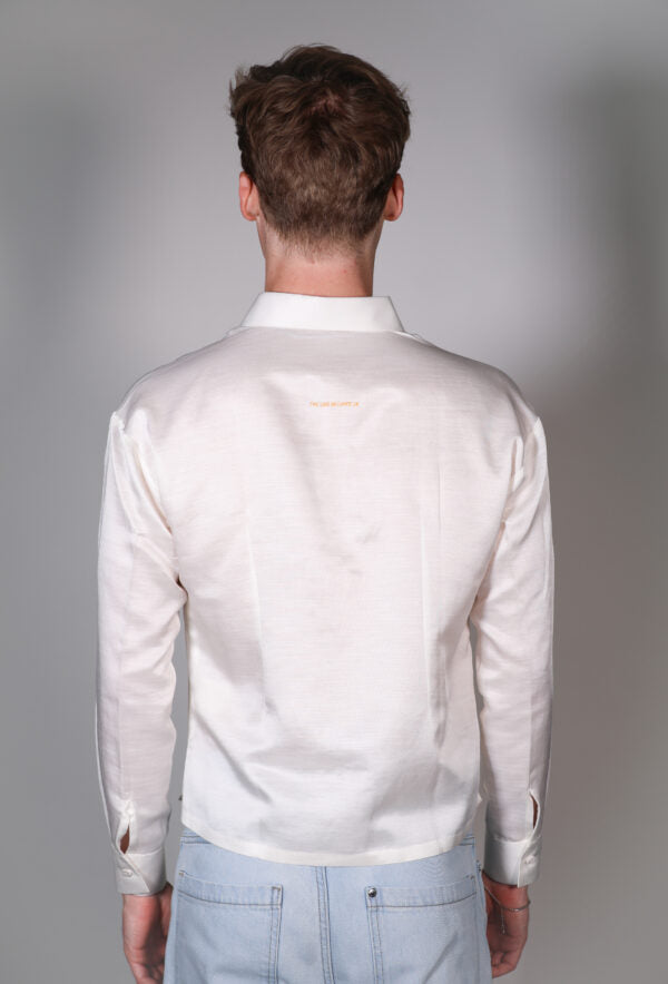 organic hatch placket shirt