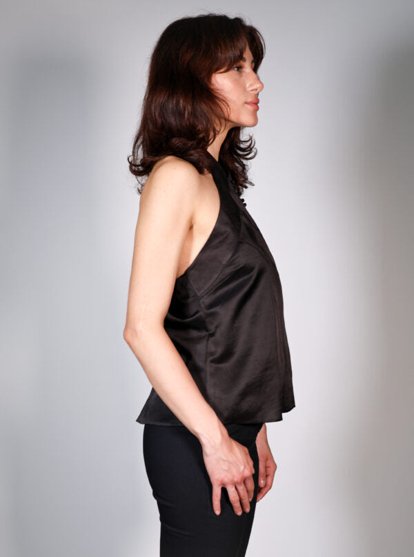 lengthened halter top