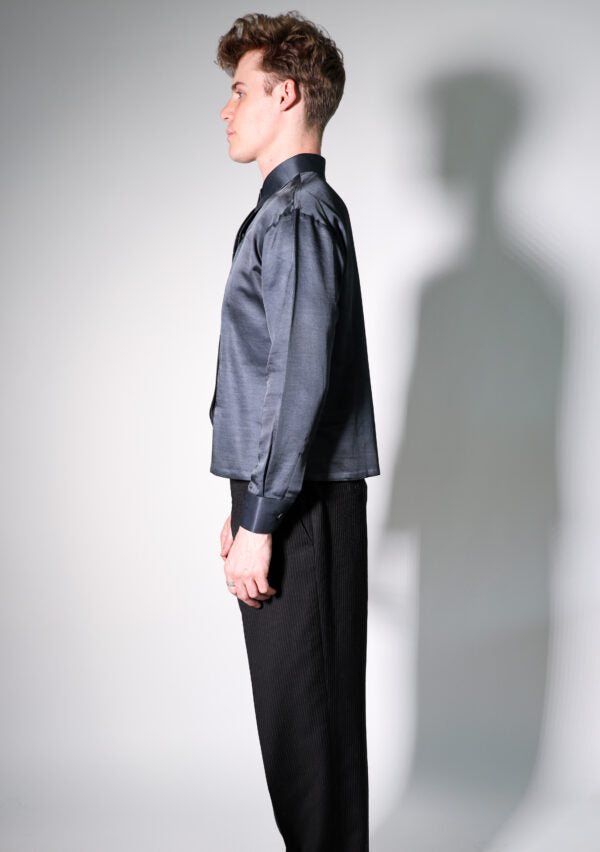 organic hatch placket shirt