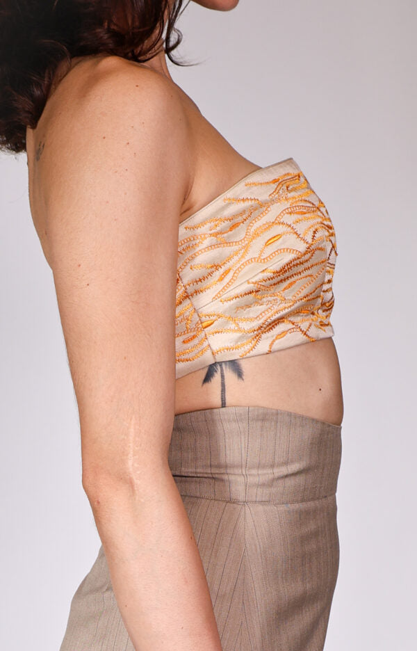 hatched poem bandeau