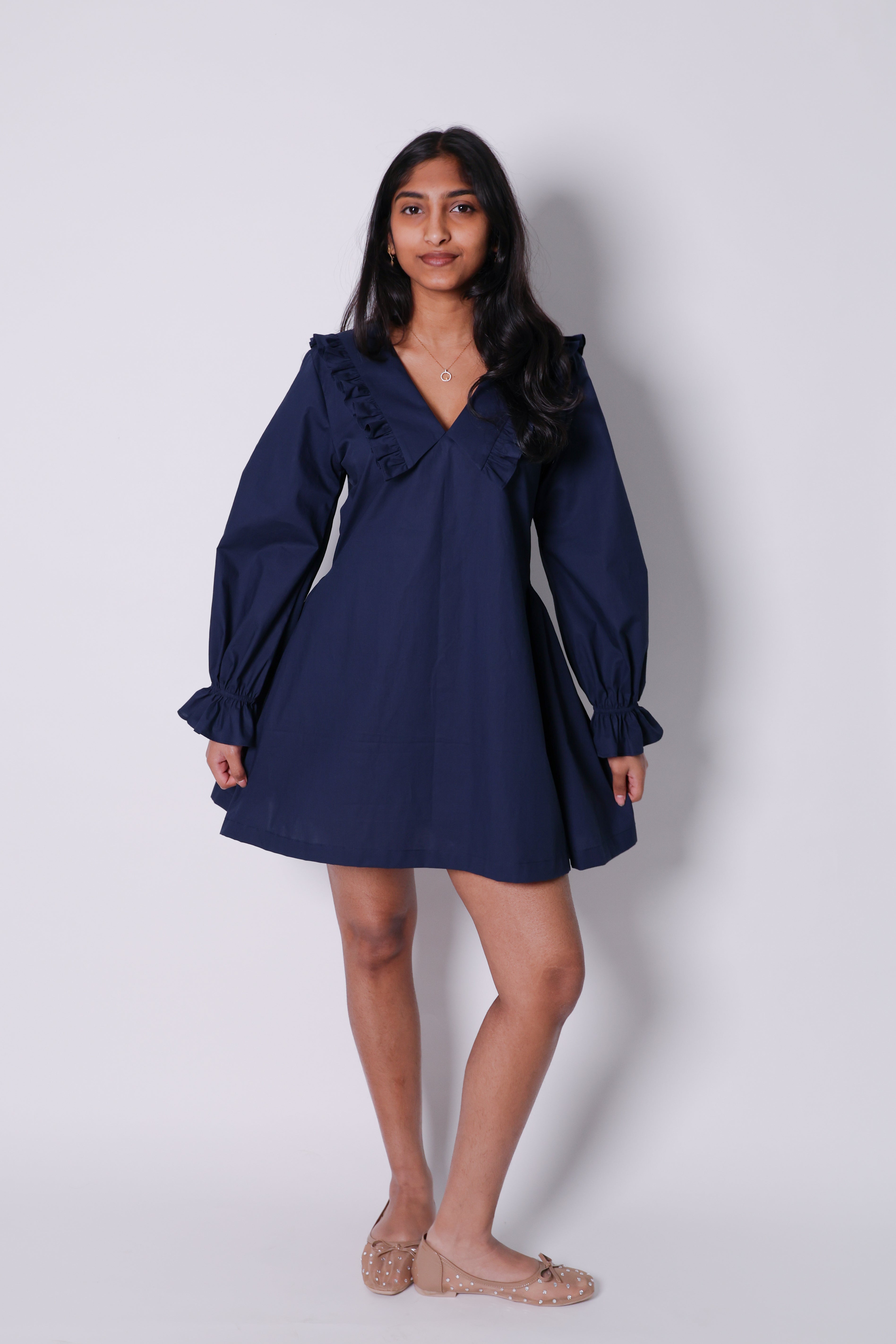peterpan dress-blue
