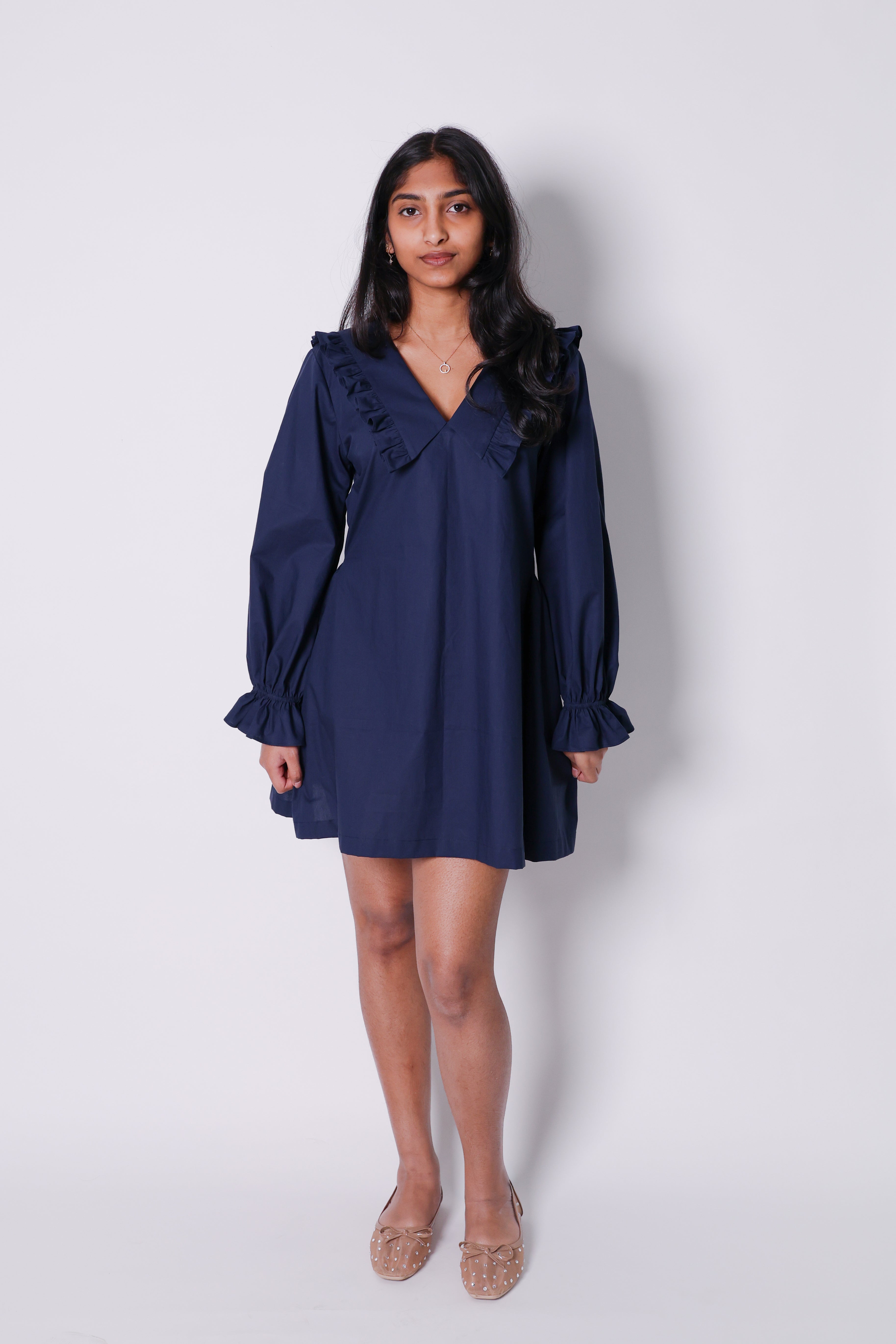 peterpan dress-blue
