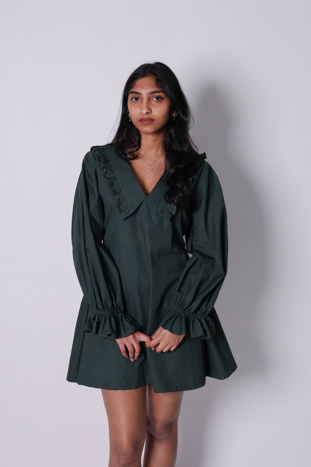 peterpan dress-green