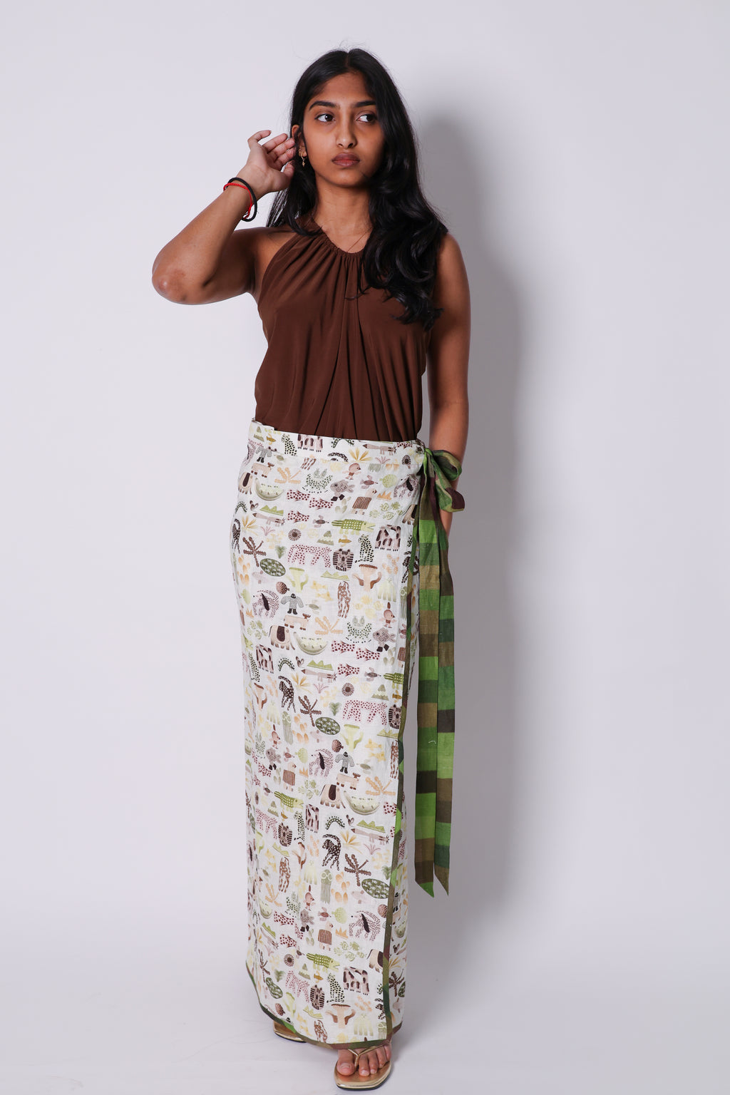 coloring book wrap skirt