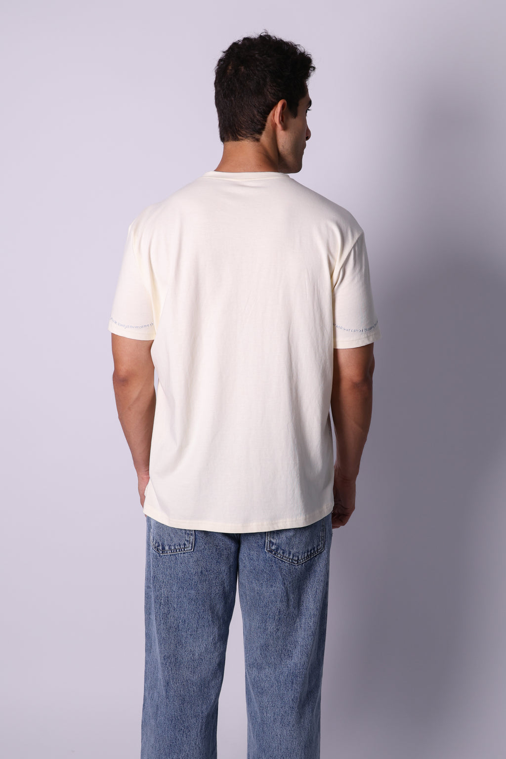 curved text tee