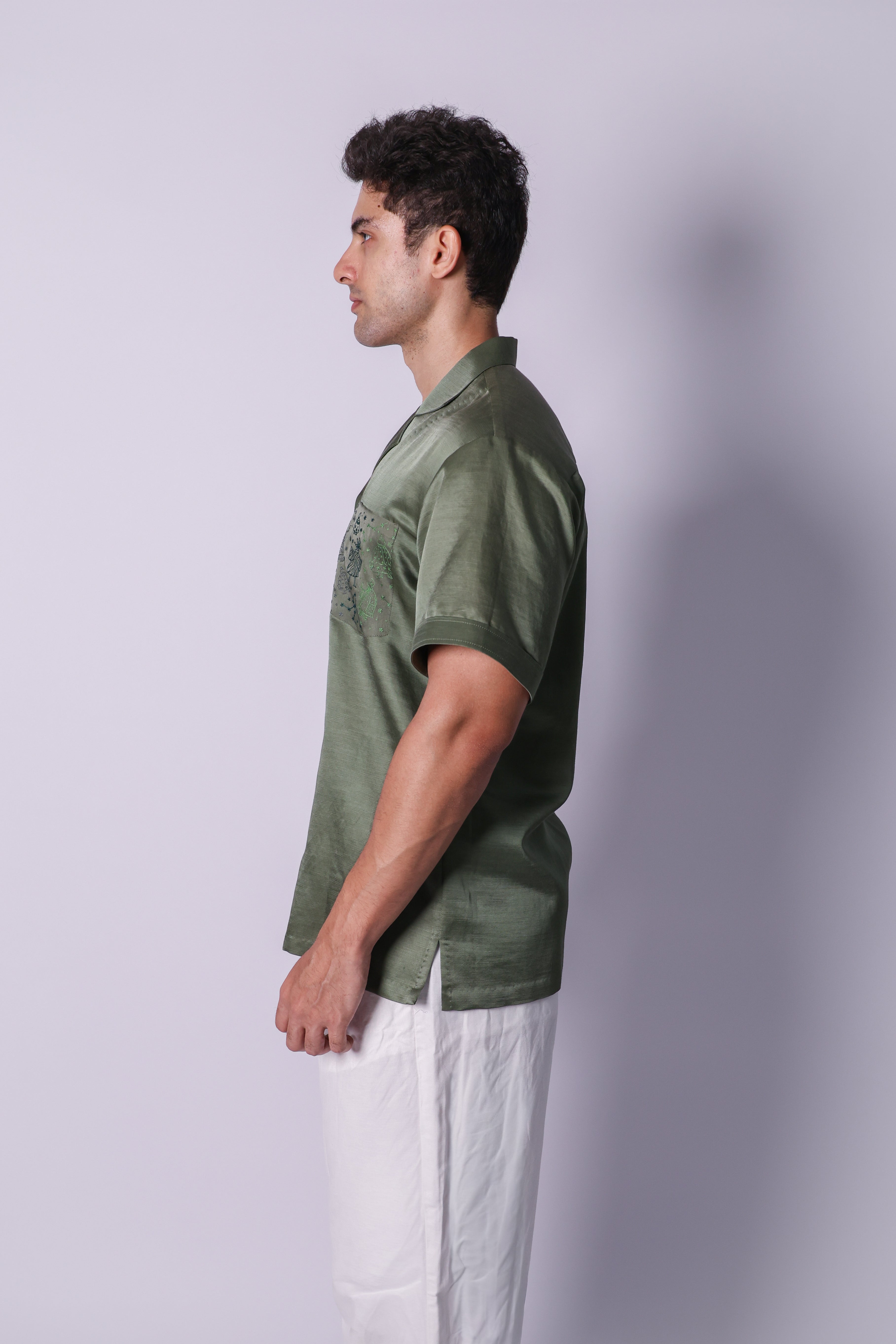 olive constellation pocket bowler