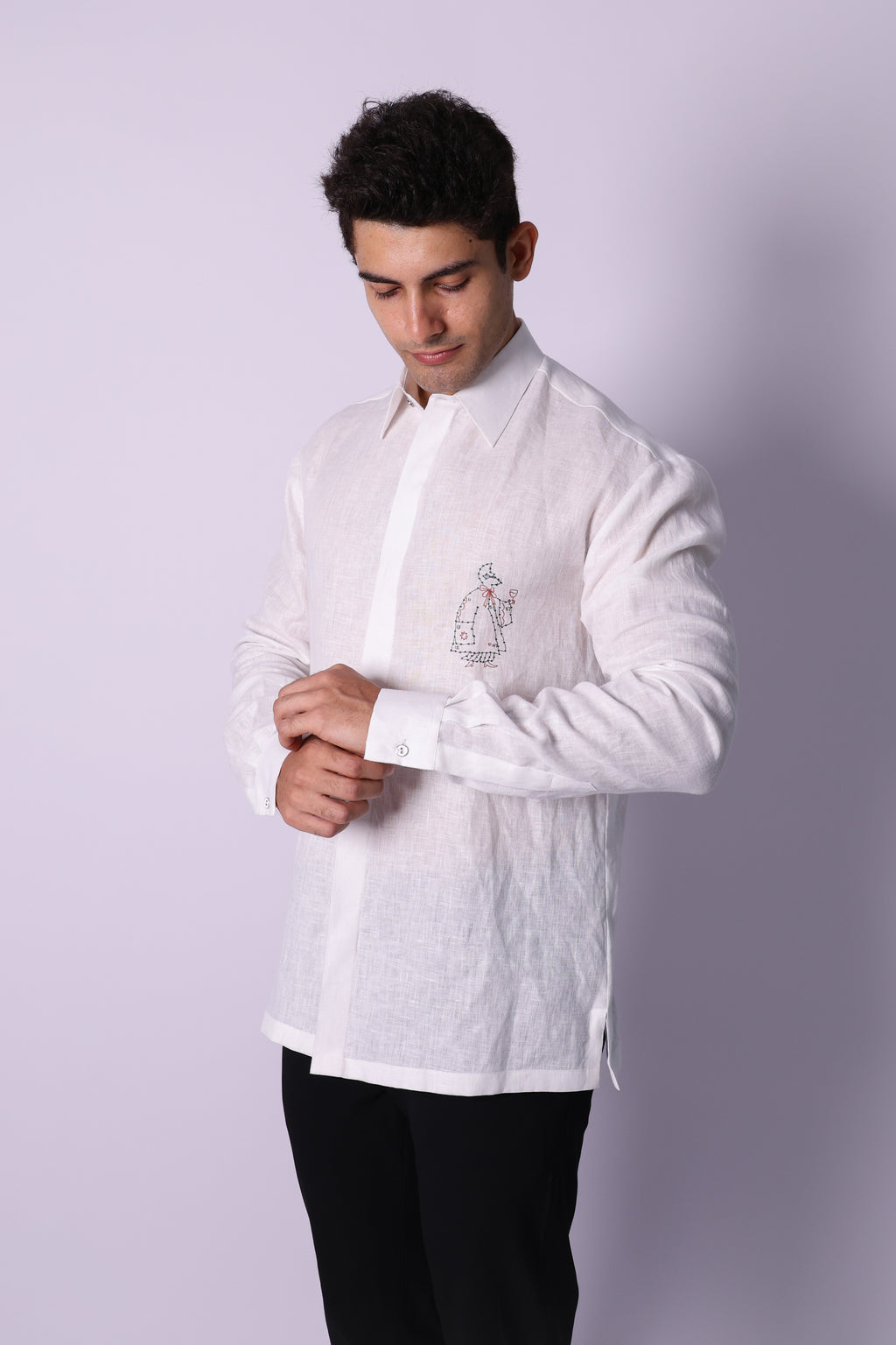 connect the dots logo shirt