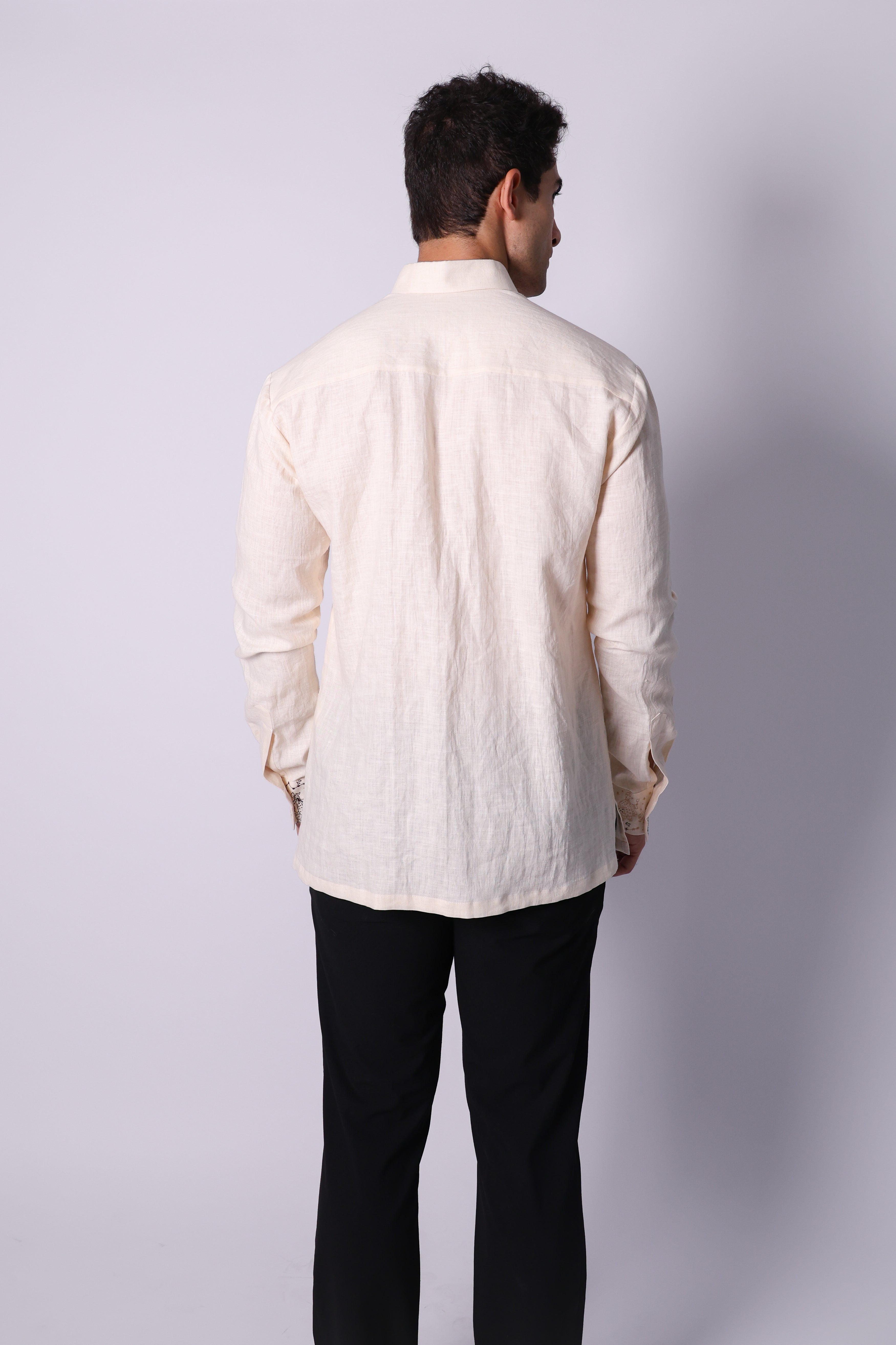 constellation cuff & pocket shirt