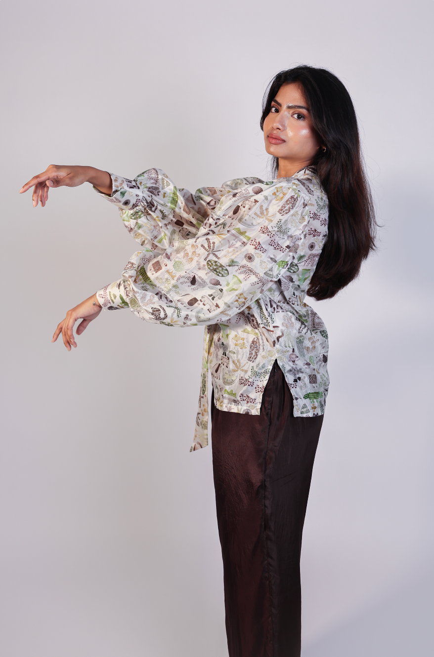 scribble blouse