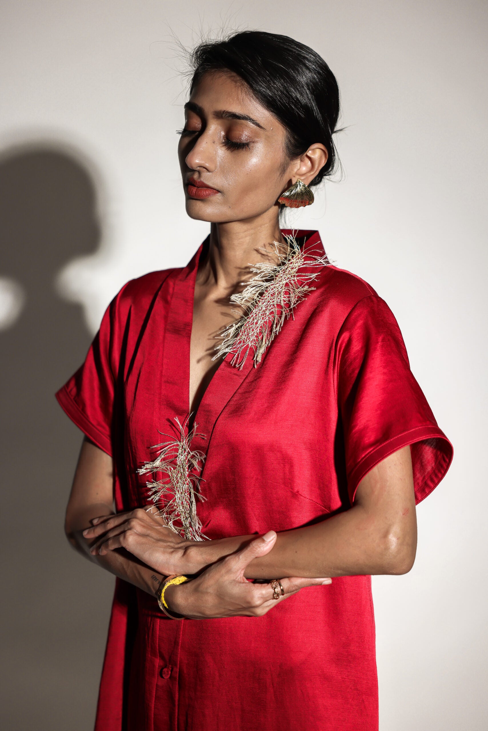 melting kaftan dress