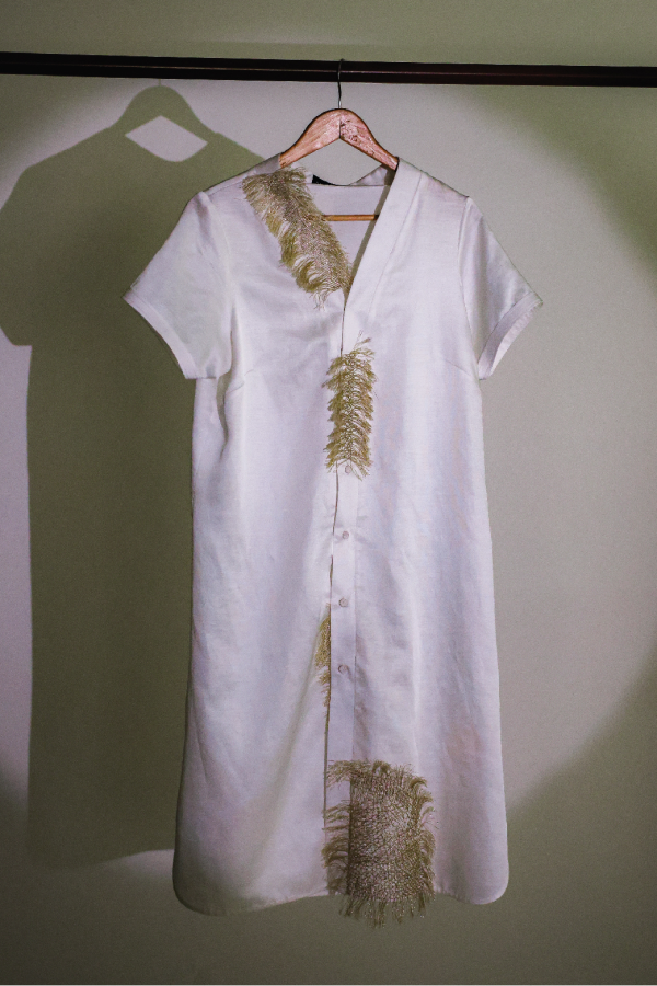 melting kaftan dress