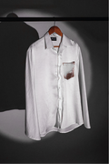 organza pocket shirt