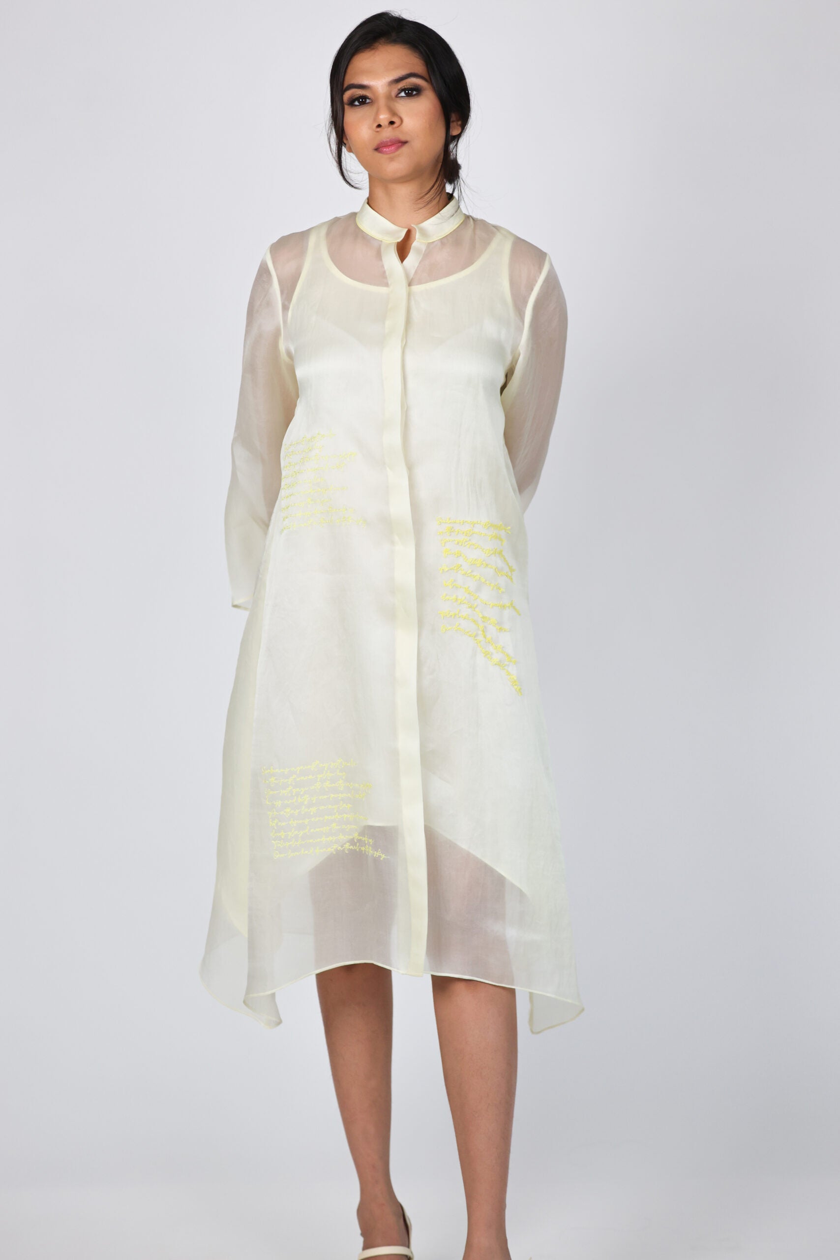 falling shirtdress